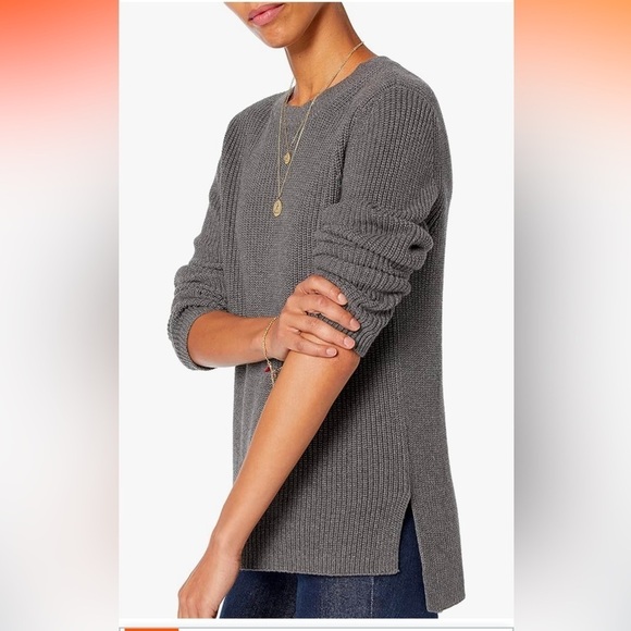 NWT Goodthreads Women's Cotton Shaker Stitch Crewneck Sweater XXLarge - Picture 3 of 7